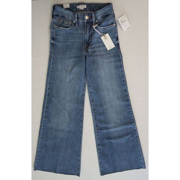 Good American GWP255T Women's Sz 00/24 Indigo Blue Good Waist Palazzo Jeans $149 - Picture 3 of 10